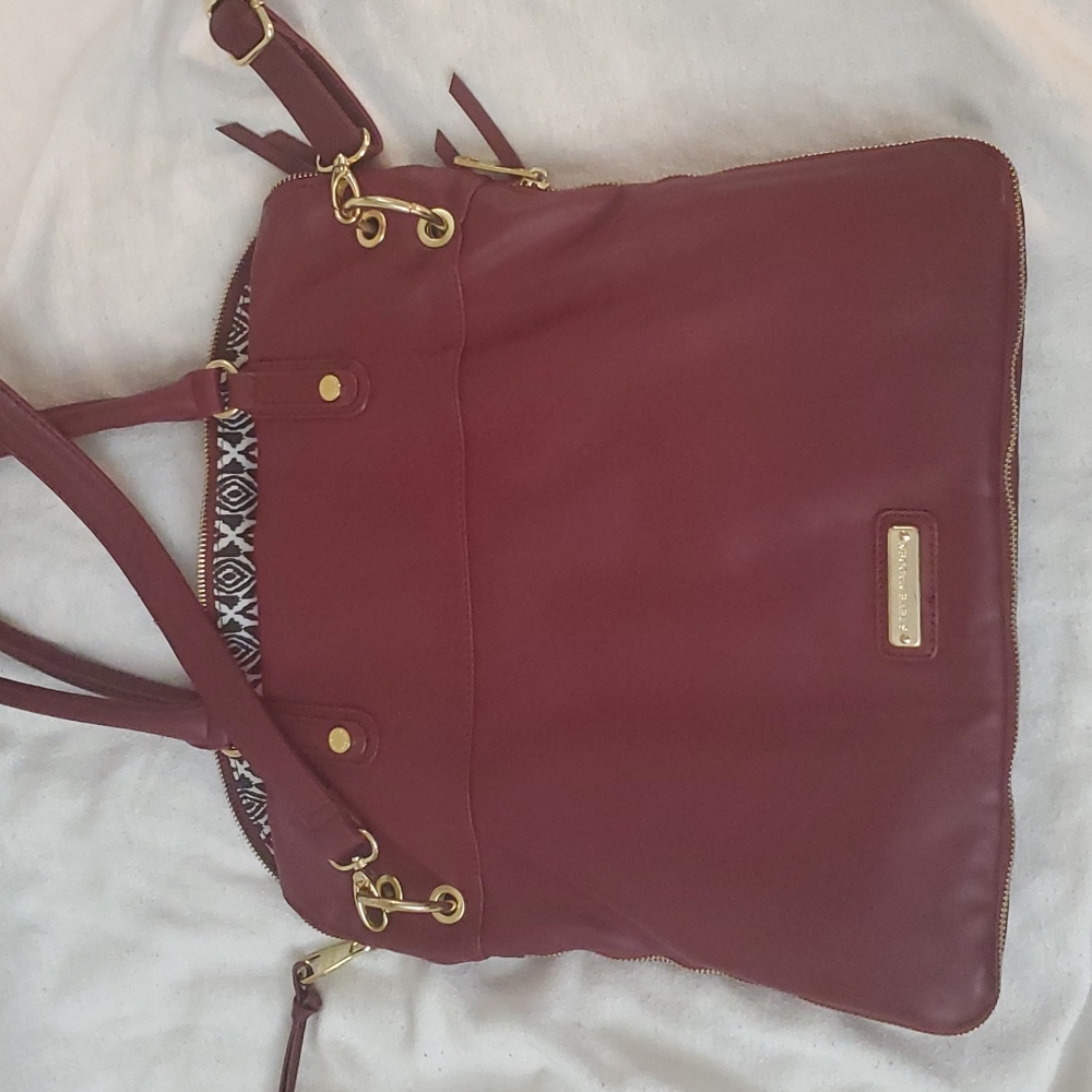 Steve Madden Burgundy purse - Picture 3 of 12